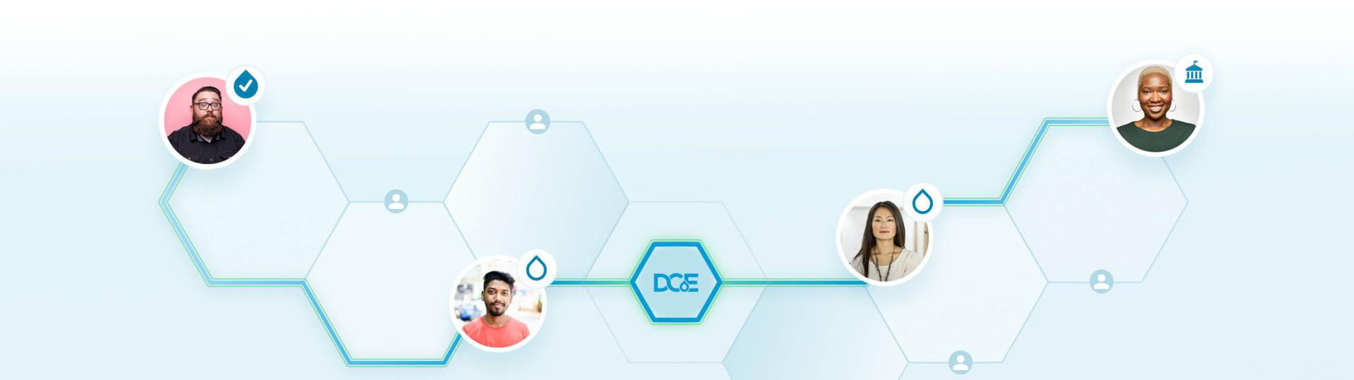 Drupal Center of Excellence - network illustration