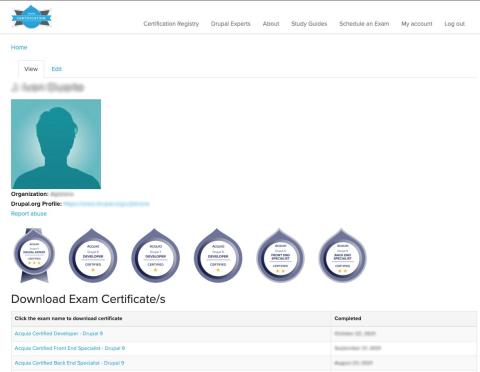 Acquia Registry profile